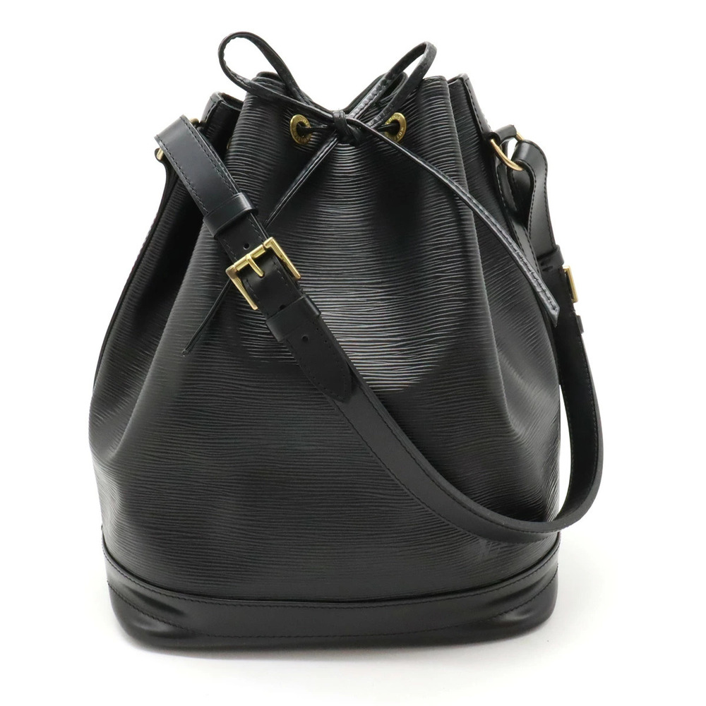 Louis Vuitton Epi Noe Shoulder Bag Hobo Semi Shoulder Drawstring Noir Black